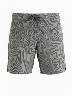 ROARK Gray Psychedelic Trail Hybrid Boardshorts Adventure Shorts size 33